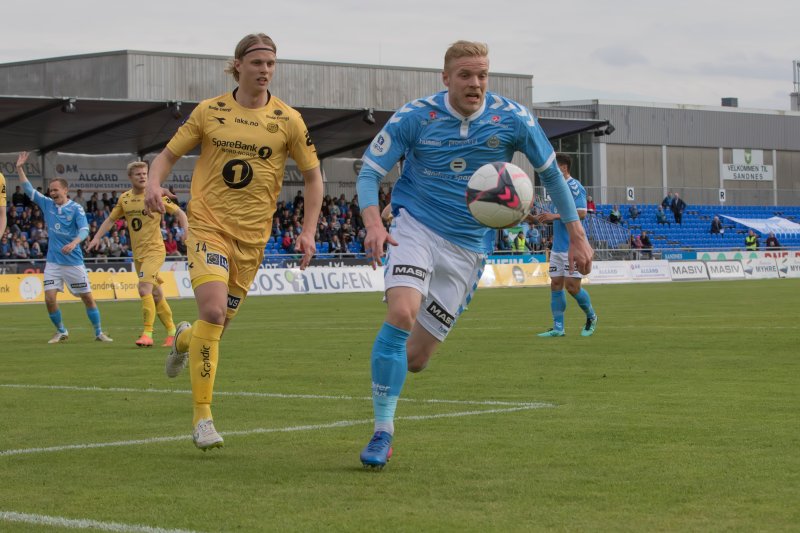 Nielsen og forsvaret holdt nullen sist. Det ønsker han å gjenta i Kristiansand. Foto: Rune Eikeland.