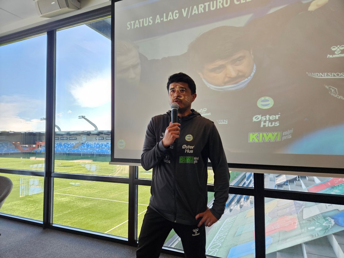 Arturo Cleveland var som alltid på plass på våre nettverksfrokoster.
