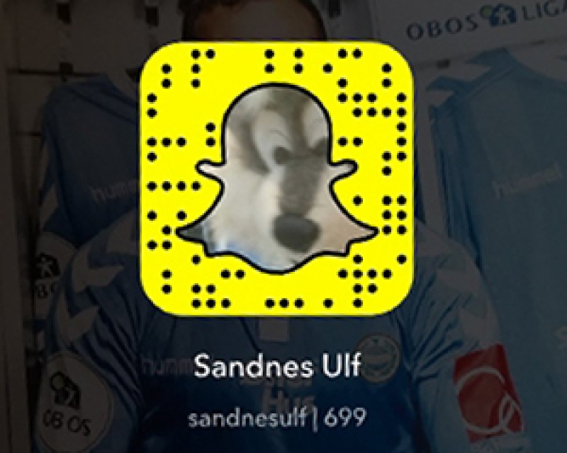 Legg til sandnesulf på Snapchat.