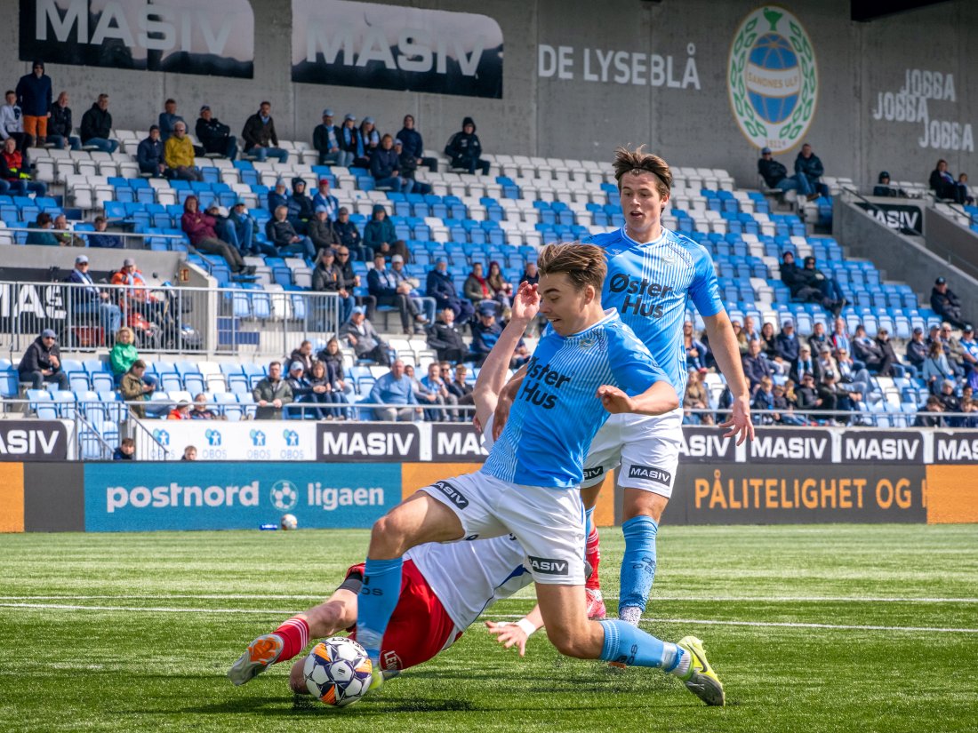 Sundgot er de lyseblås målkonge. Fortsetter scoringsshowet lørdag? (Foto: Nanco Hoogstad)