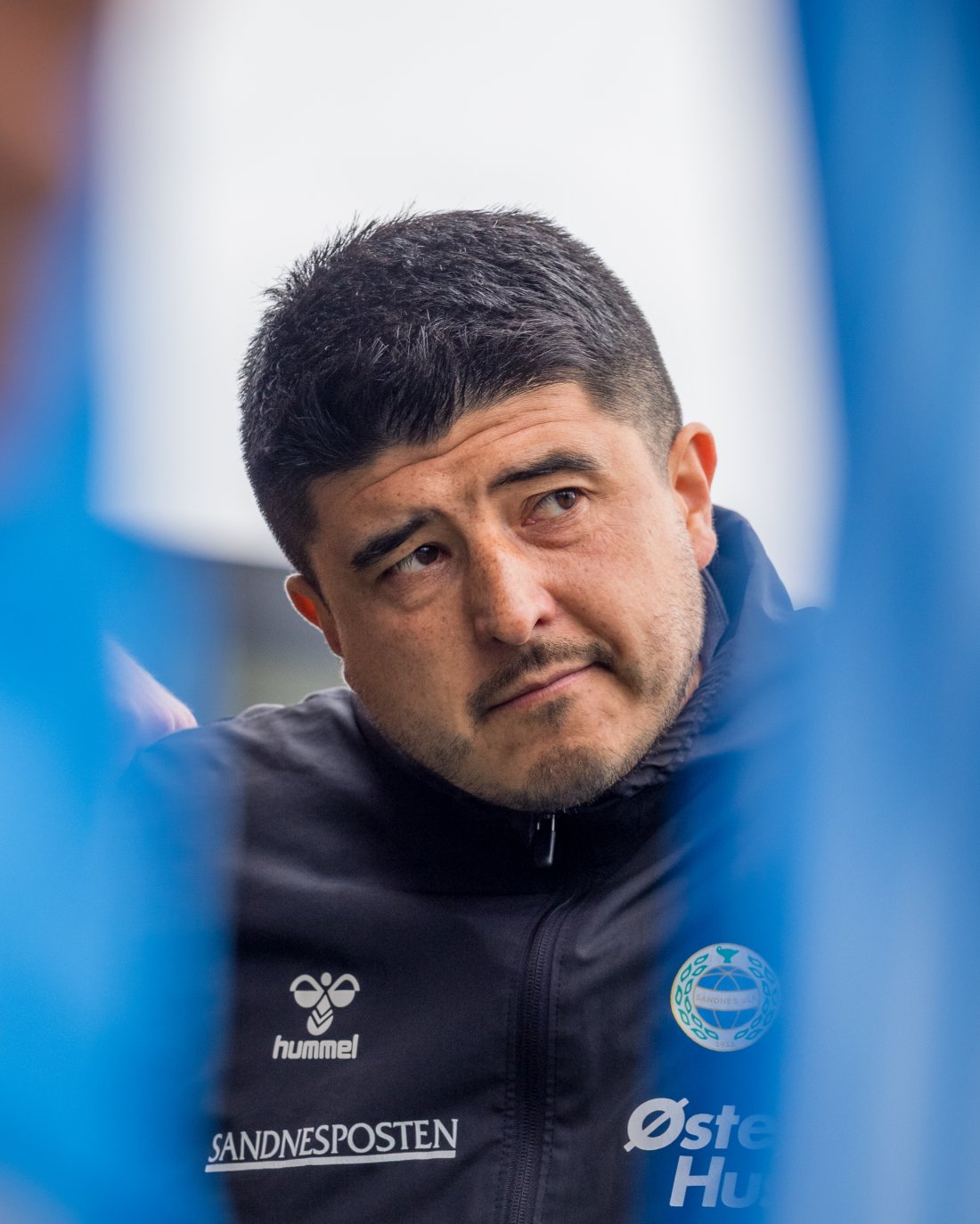 Arturo Cleveland fokusert som vanlig like før avspark. (Foto: Nanco Hoogstad)