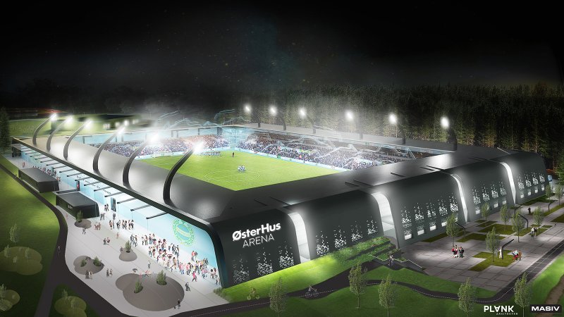 ØsterHus Arena er fremtidens fotballarena, og blir et anlegg også for barn og unge.