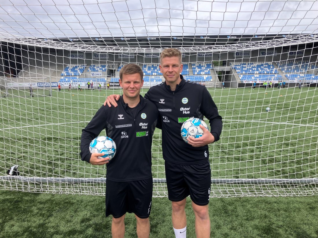 Først fant de veien til Sandnes og Øster Hus Arena - nå har de også funnet veien til mål. (Foto: Svein Westlye)