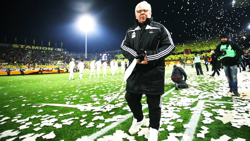 Nils Arne Eggen inspirerte de fleste. Også Vard Haugesund sin fotballfilosofi. Foto: SAKIS MITROLIDIS / Afp