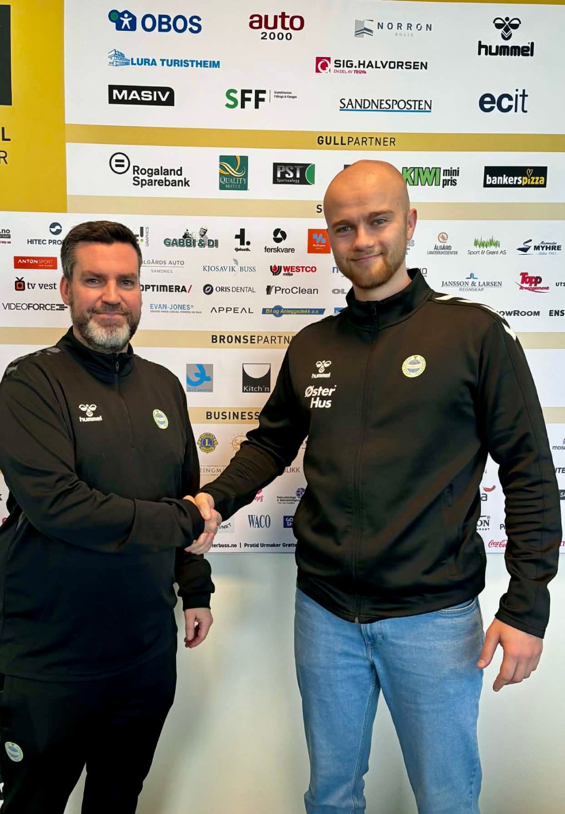 Espen Wange Osaland (t.v) og Anton Sundberg.