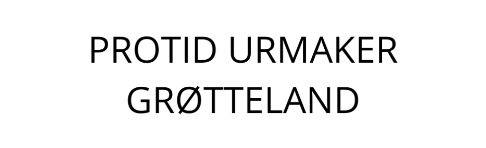 Protid Urmaker Grøtteland